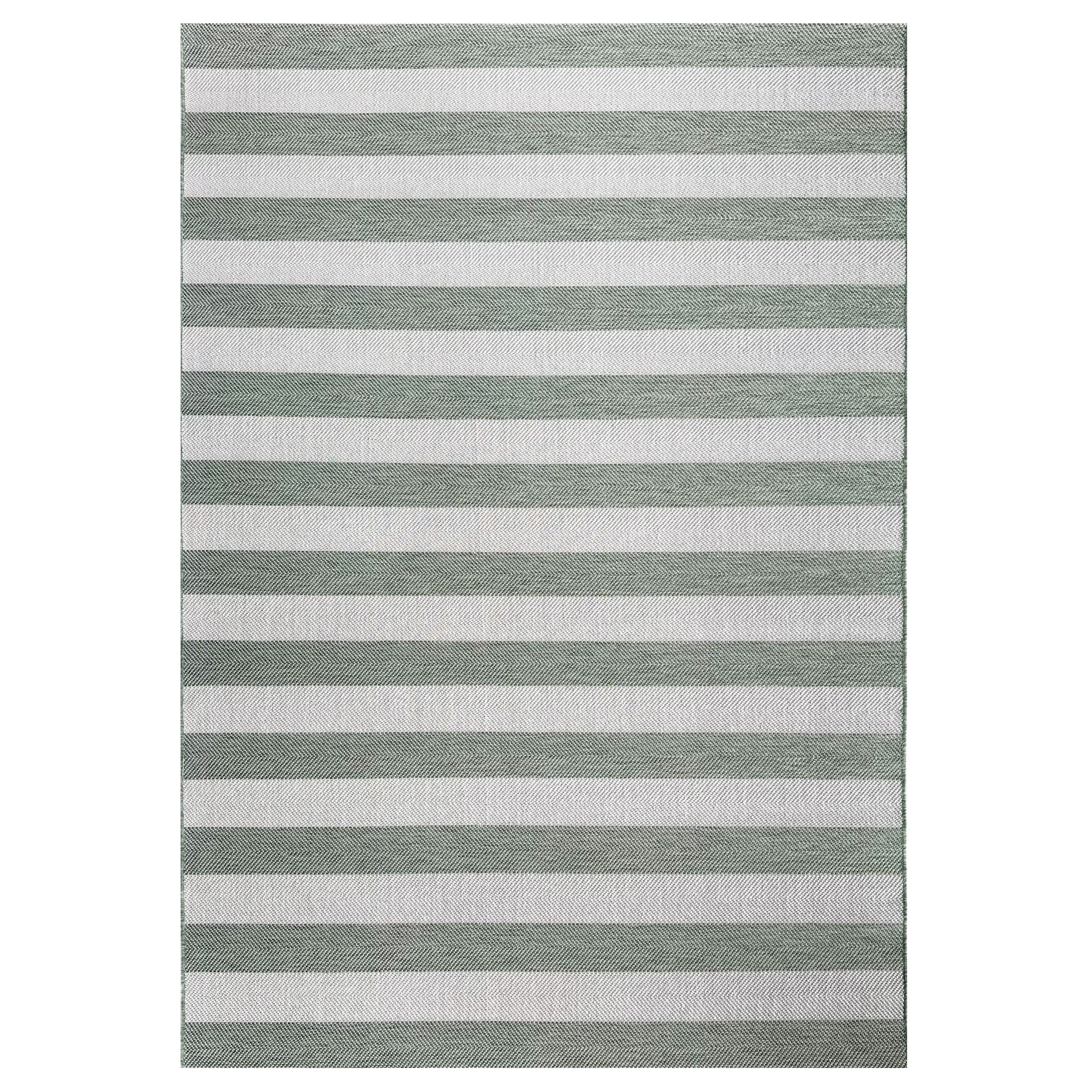 Coast Outdoor Stripe Green Rug – Signature Rugs