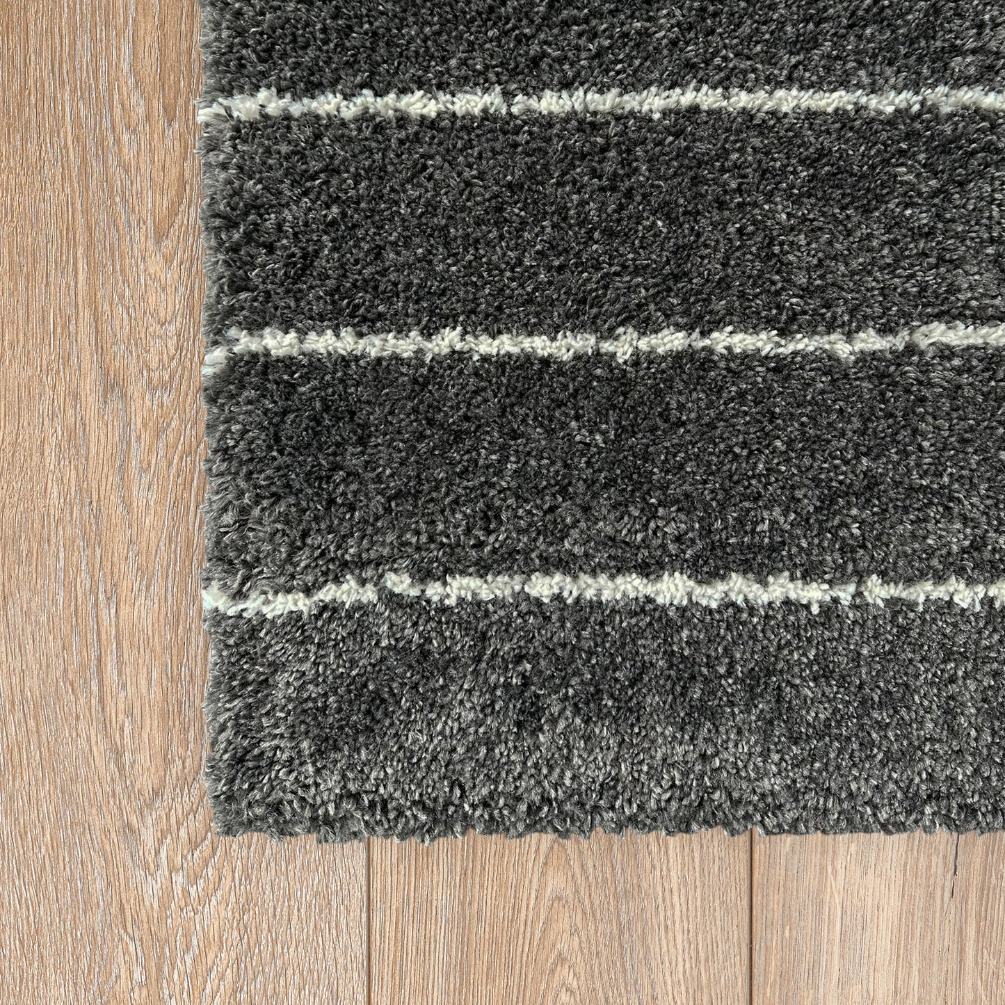 Avery Stripe Charcoal Mat