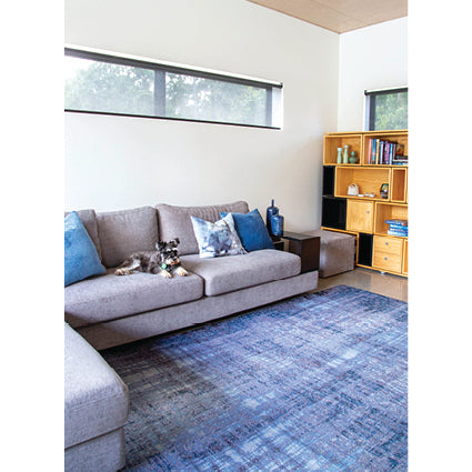 Russo Grunge Petrol Rug
