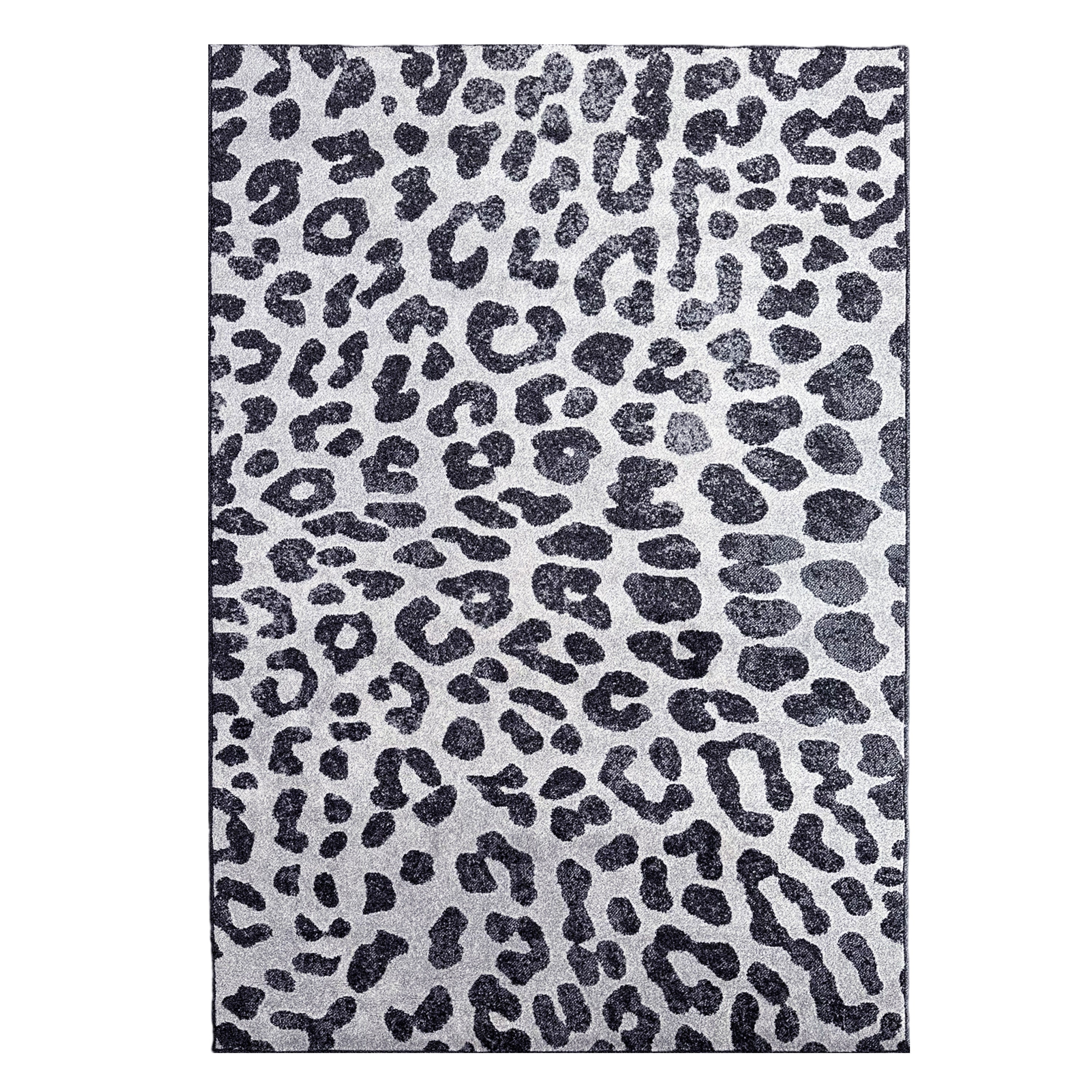 Asana Leopard Black/White Rug – Signature Rugs