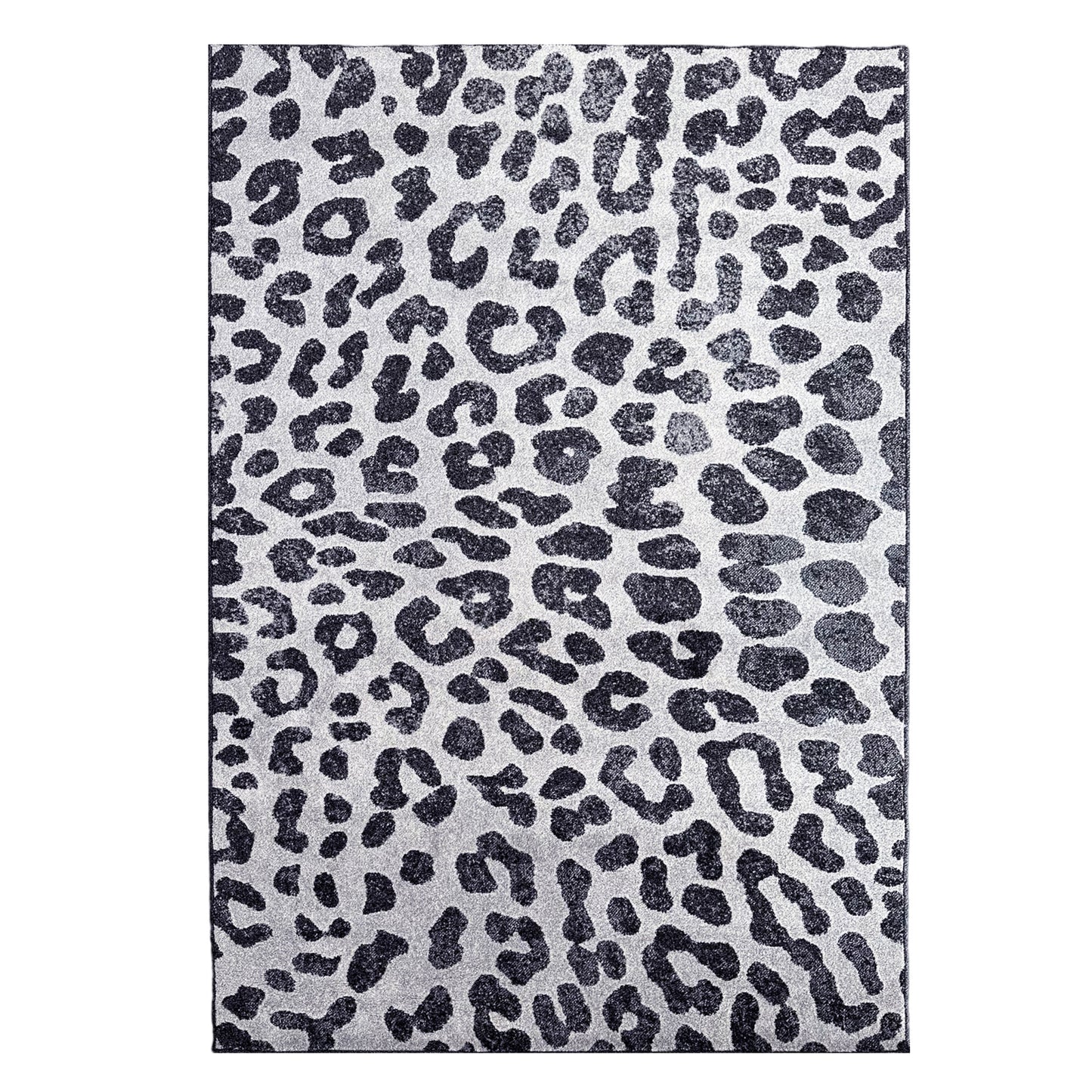 Asana Leopard Black/White Rug