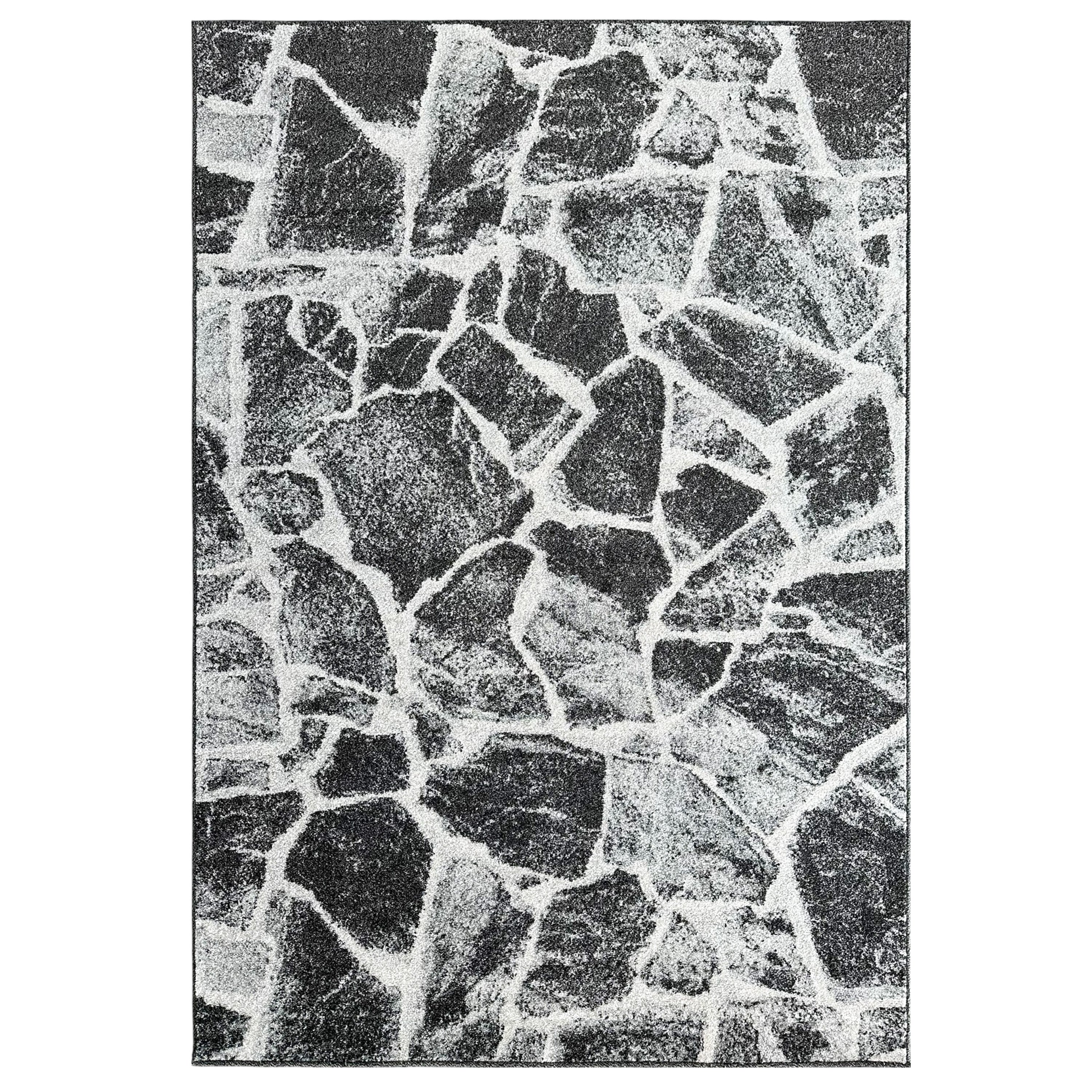 Asana Stone Black/Grey Rug – Signature Rugs