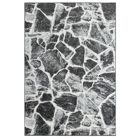 Asana Stone Black/Grey Rug