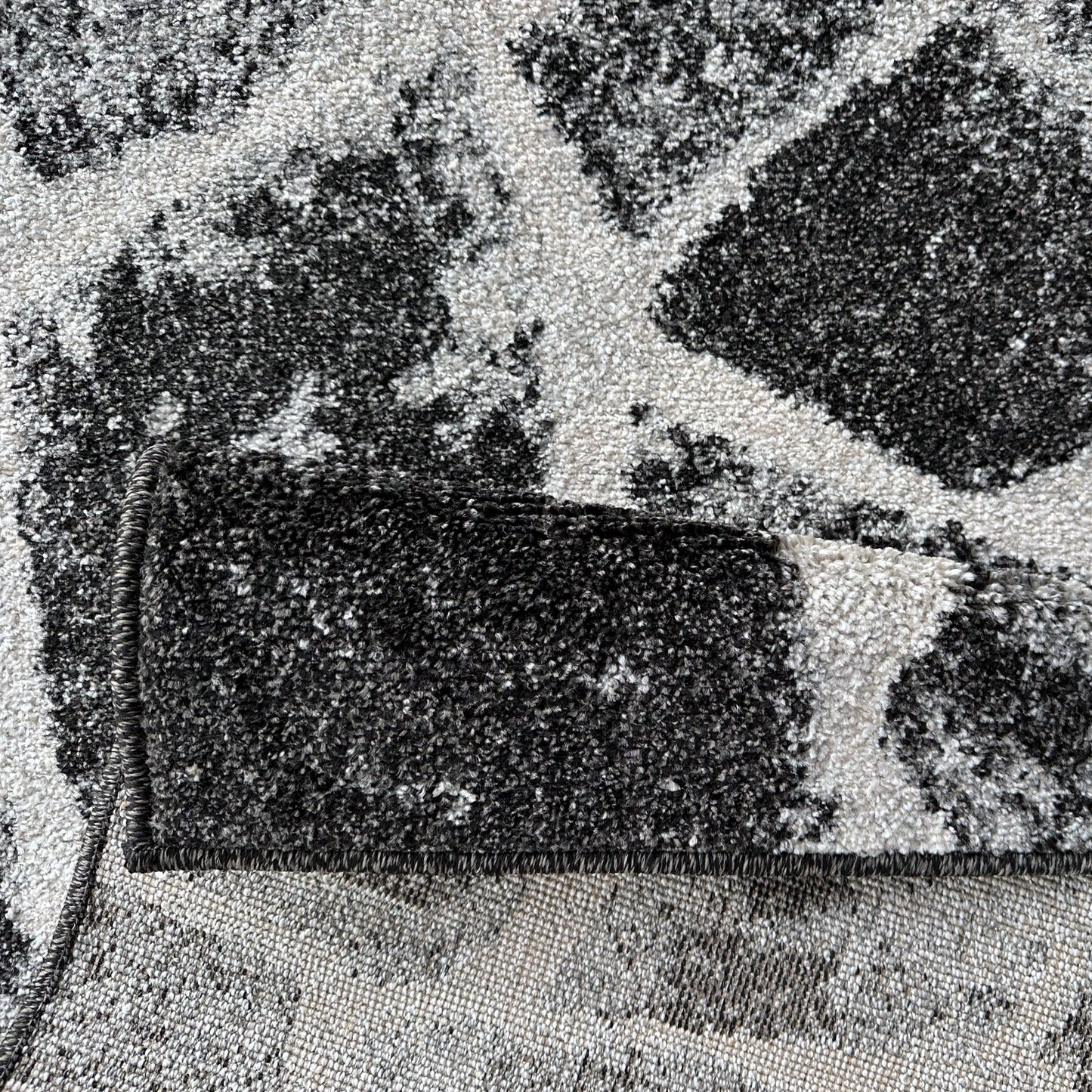 Asana Stone Black/Grey Rug