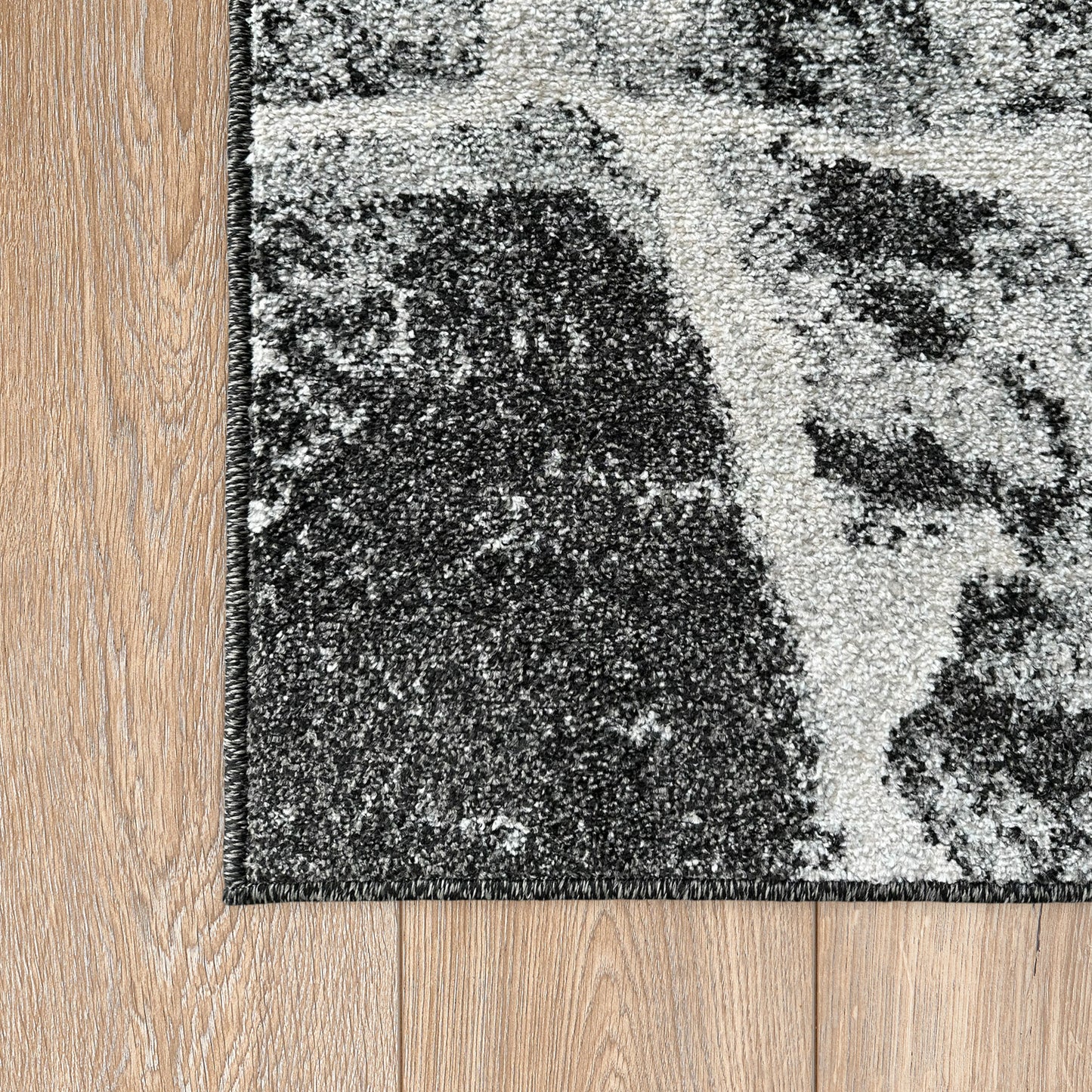 Asana Stone Black/Grey Rug