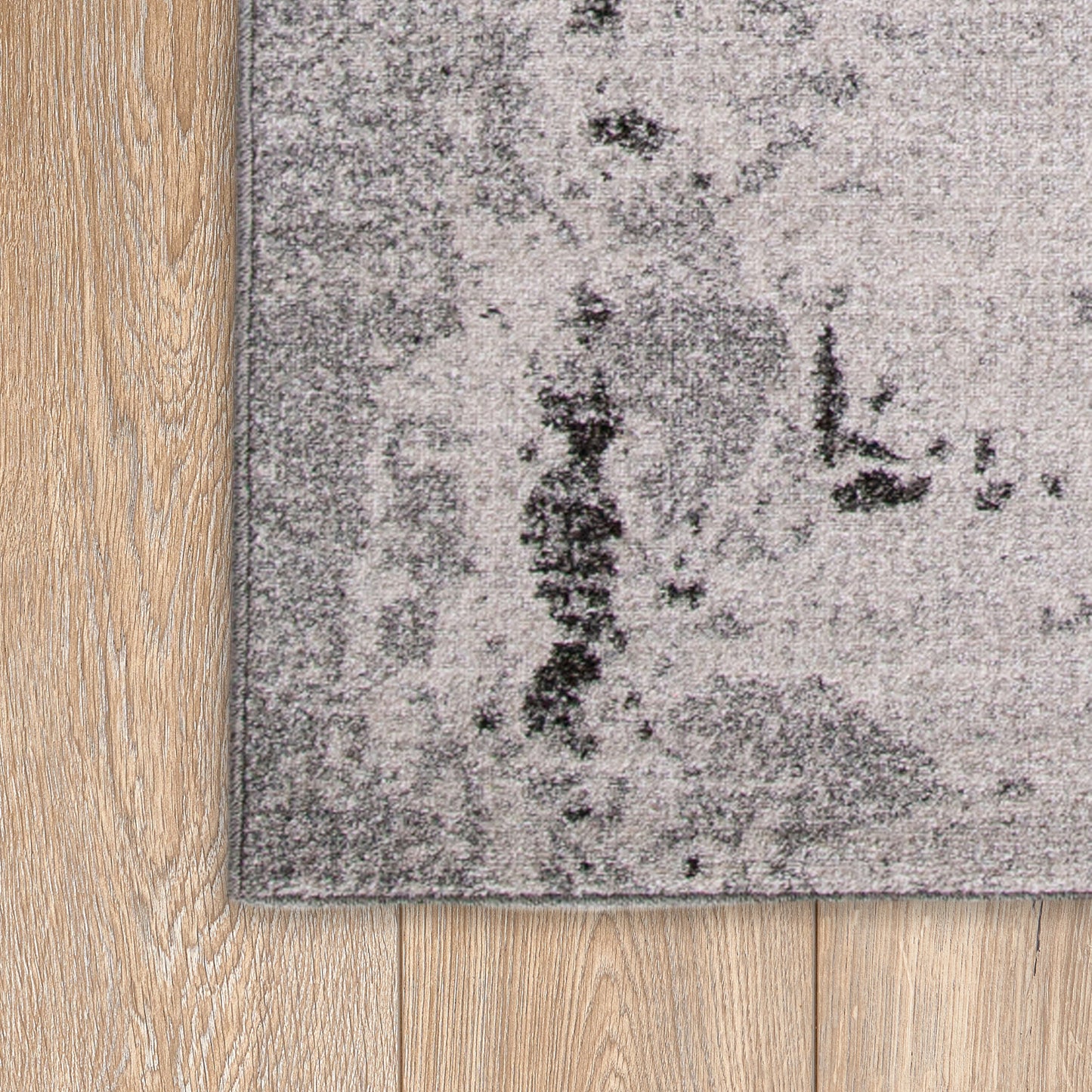 Asana Vintage Light Grey/Black Rug