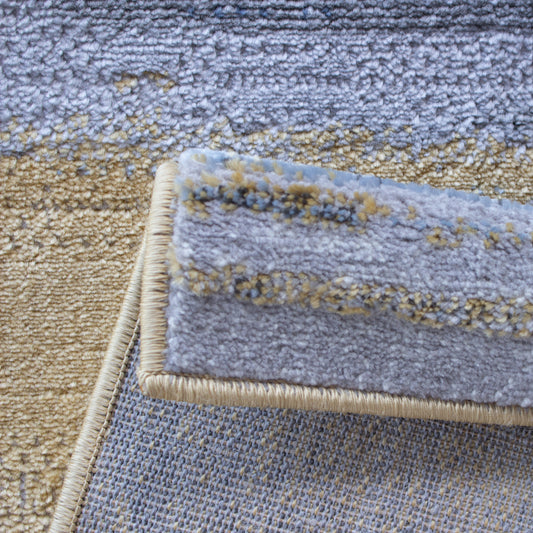 Mina Fluid Blue Multi Rug
