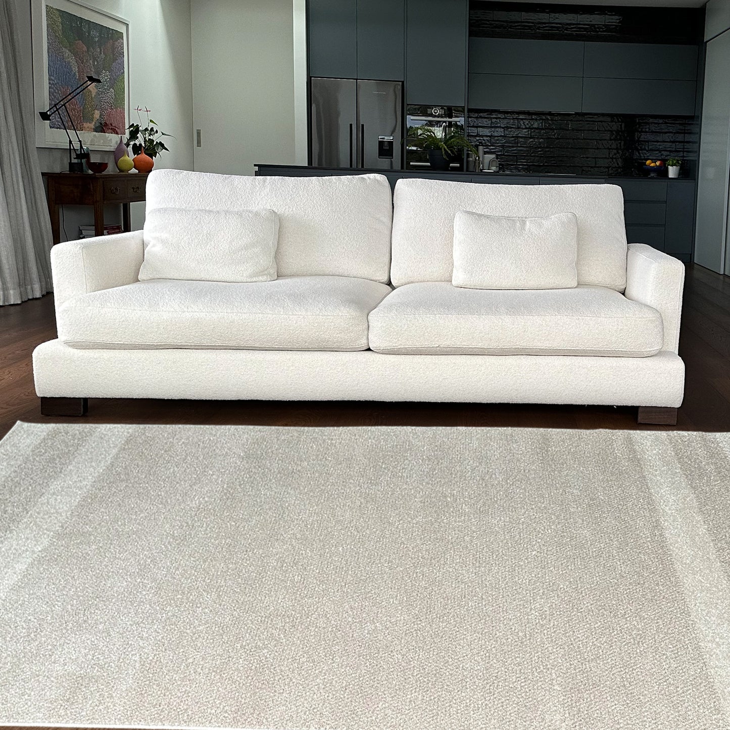 Piper Border Cream/Beige Rug