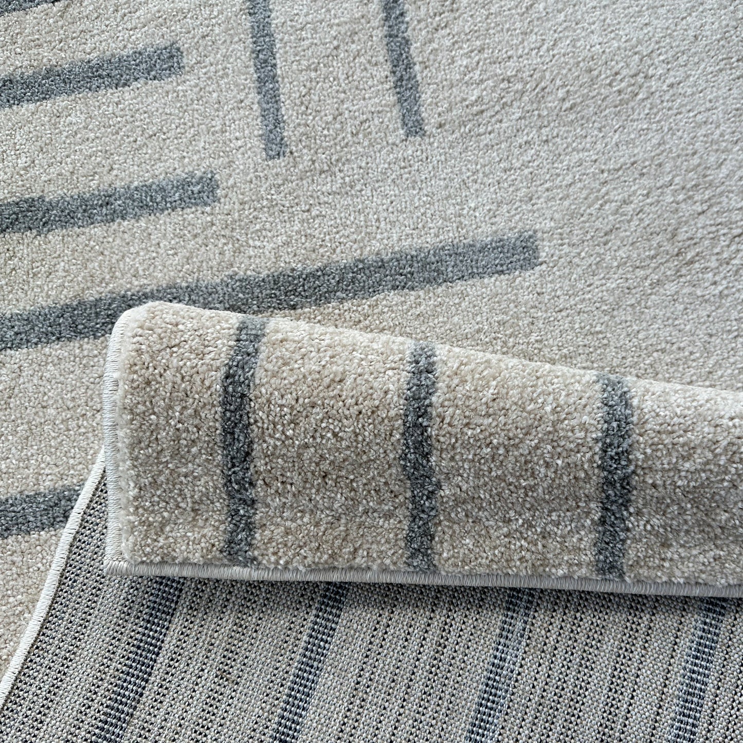 Piper Modern Cream/Dark Grey Rug