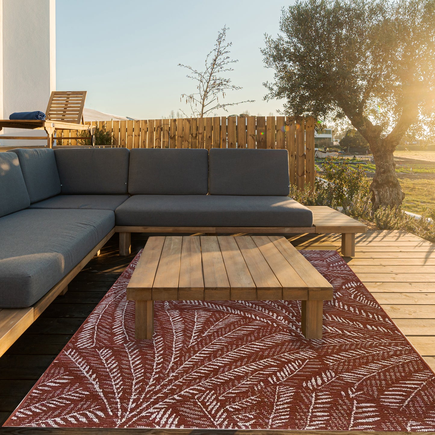 Sanibel Indoor/Outdoor Palma Rust Rug