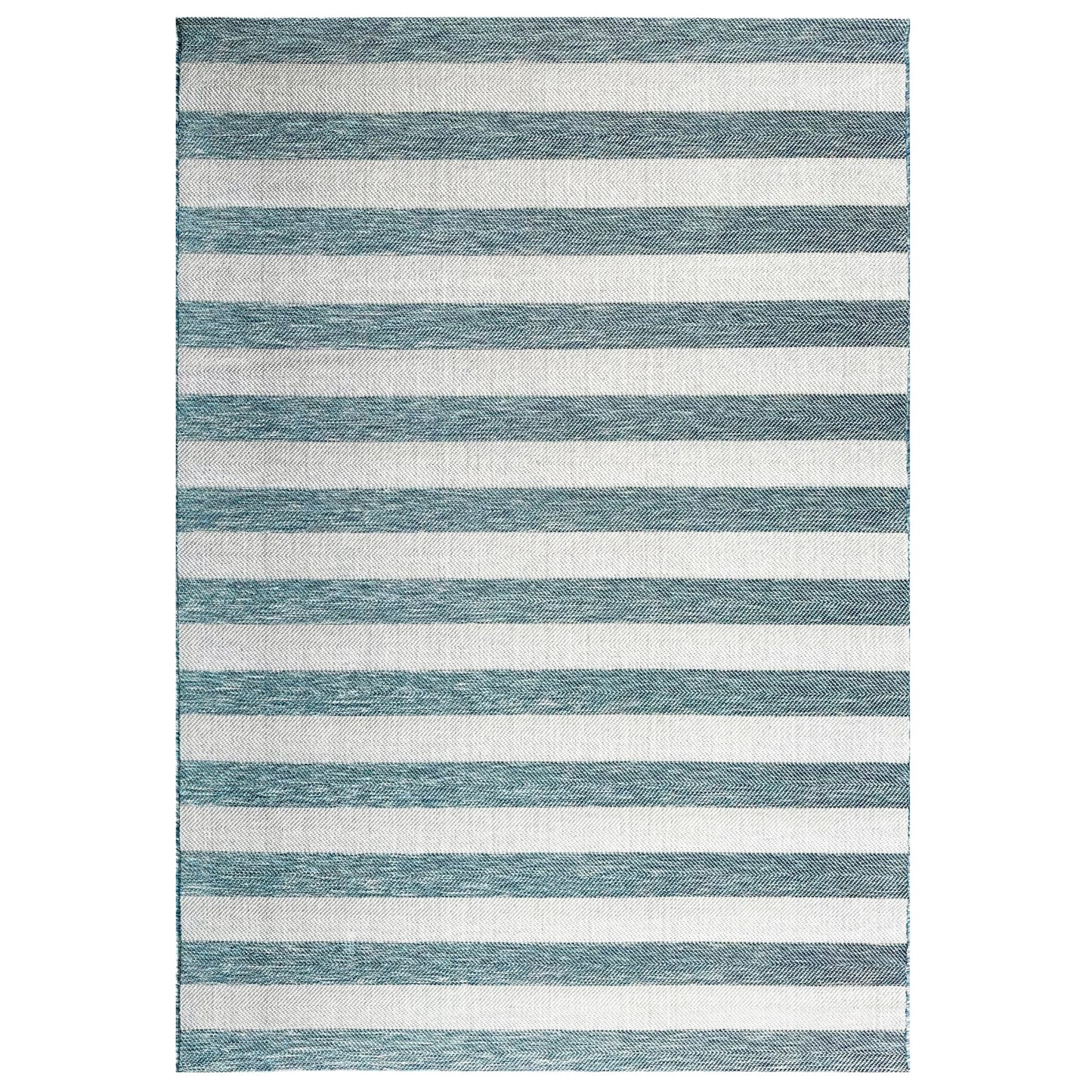 Coast Outdoor Stripe Blue Rug