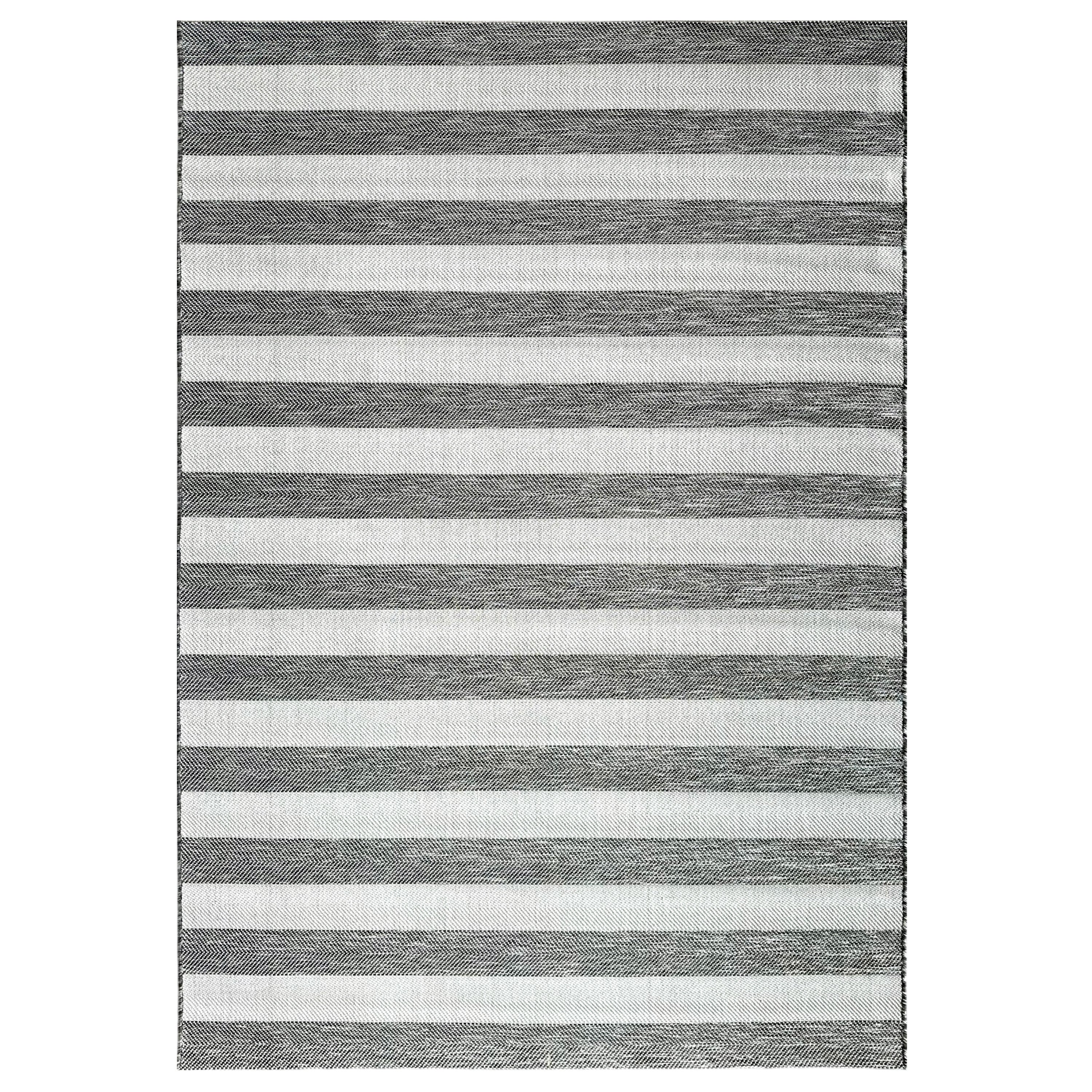 Coast Outdoor Stripe Charcoal Rug – Signature Rugs