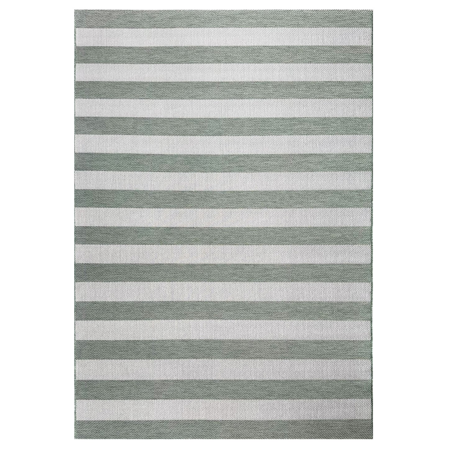 Coast Outdoor Stripe Green Rug