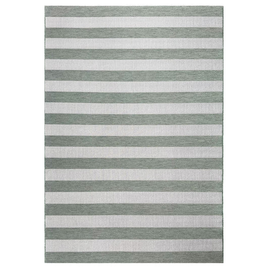 Coast Outdoor Stripe Green Rug