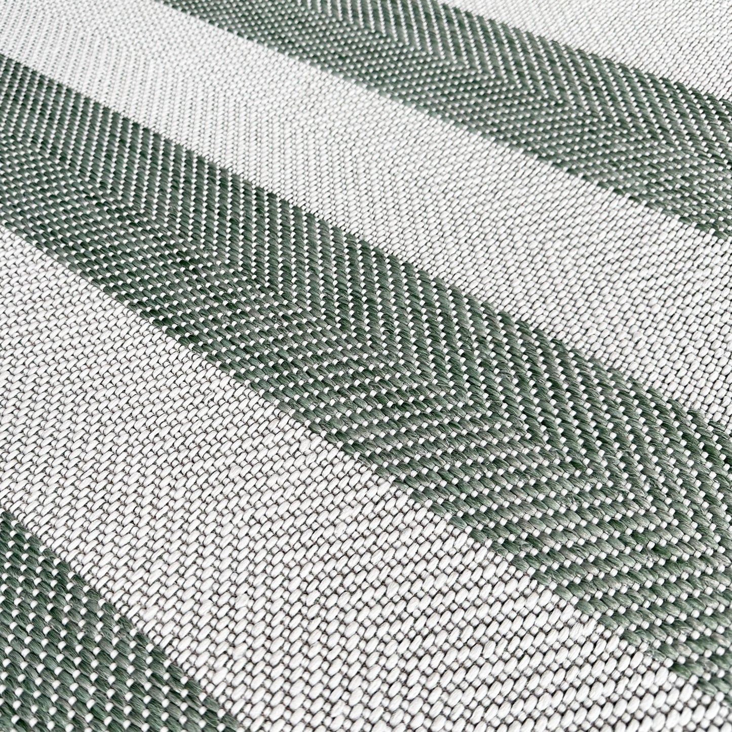 Coast Outdoor Stripe Green Rug