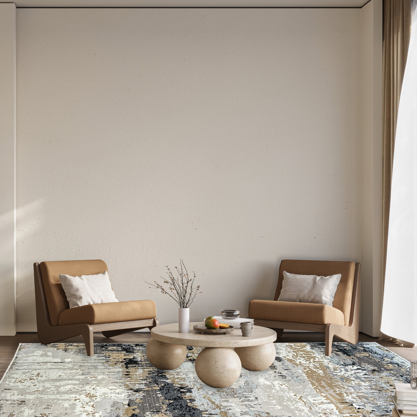 Alto Midnight Gold Rug