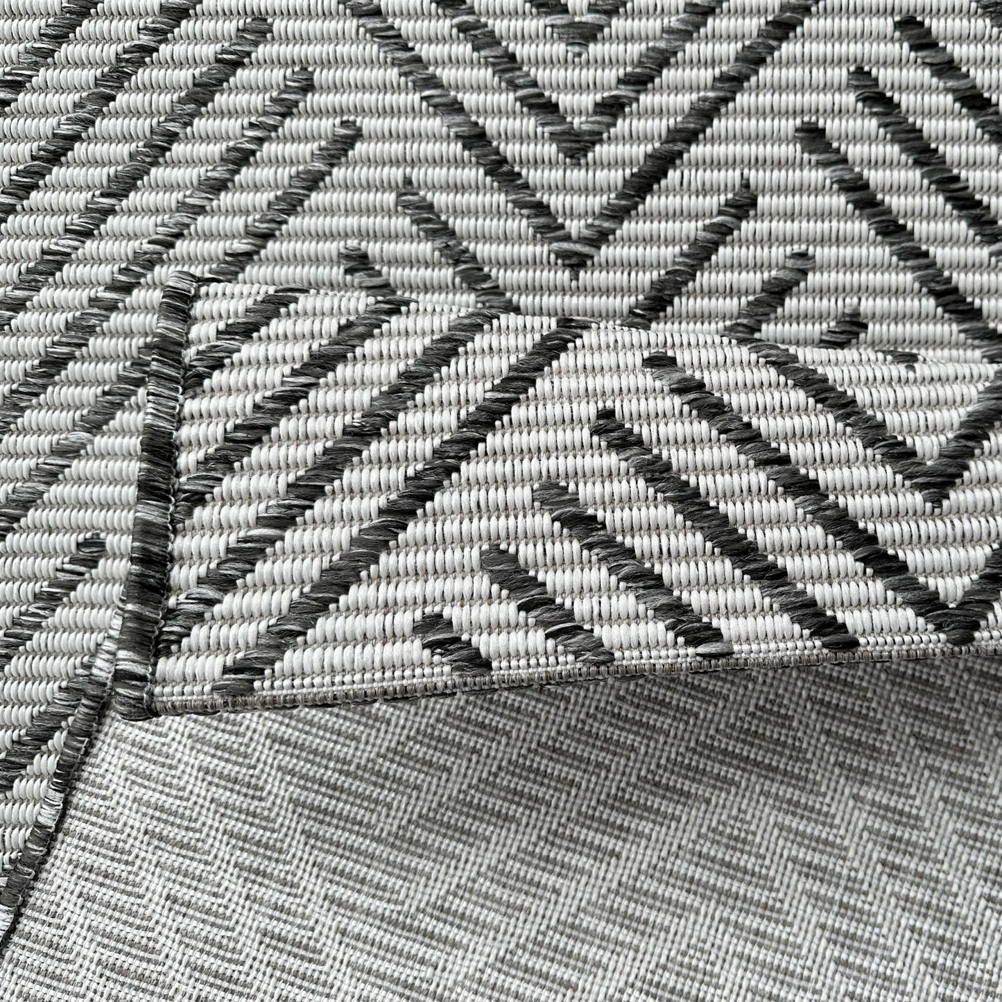 Milos Deco Charcoal Rug