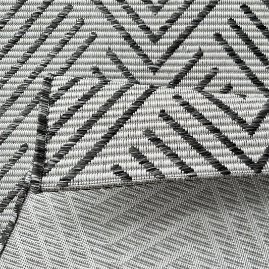 Milos Deco Charcoal Rug