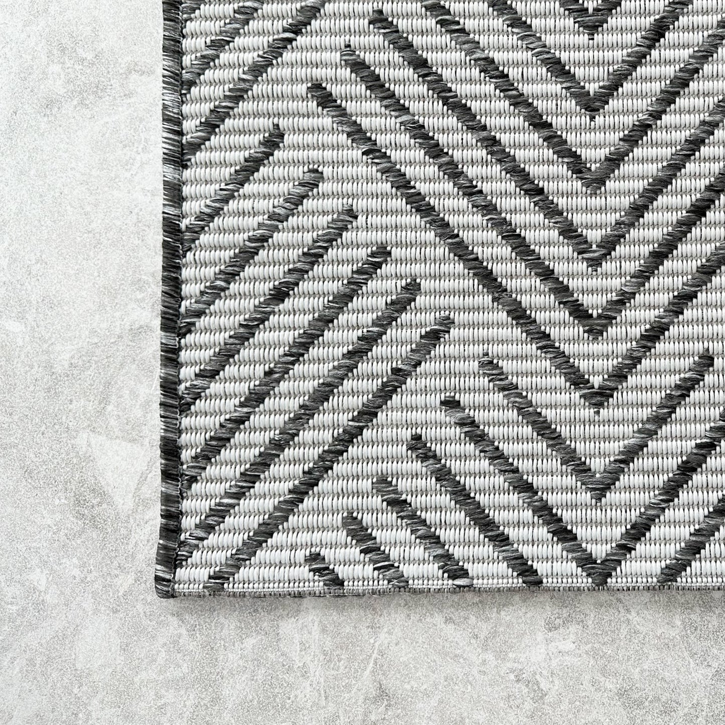 Milos Deco Charcoal Rug