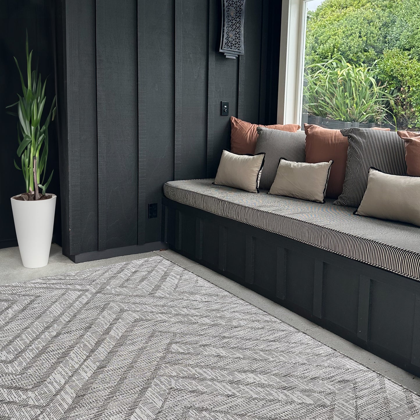 Milos Maze Beige Rug