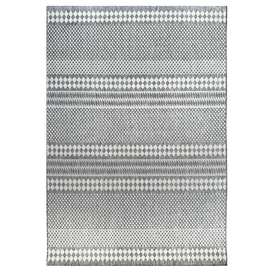 Lakehouse Stripe Grey Indoor/Outdoor Rug