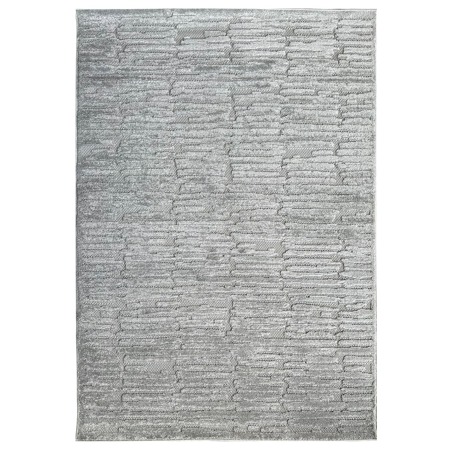 Hanna Indoor/Outdoor Texture Grey Rug