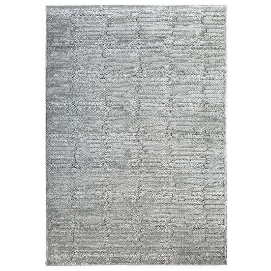 Hanna Indoor/Outdoor Texture Grey Rug