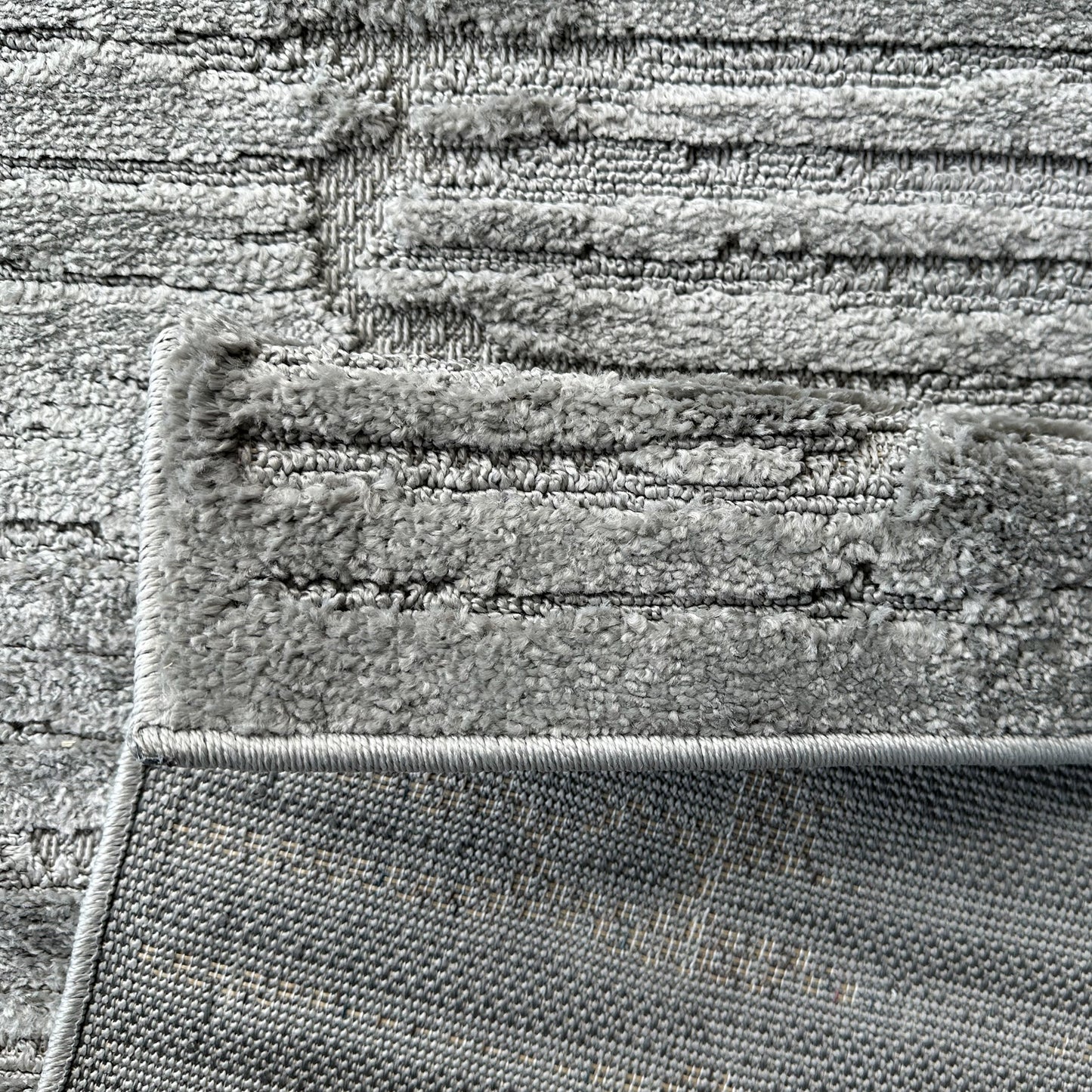 Hanna Indoor/Outdoor Texture Grey Rug