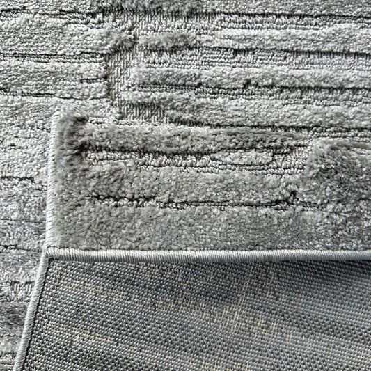 Hanna Indoor/Outdoor Texture Grey Rug