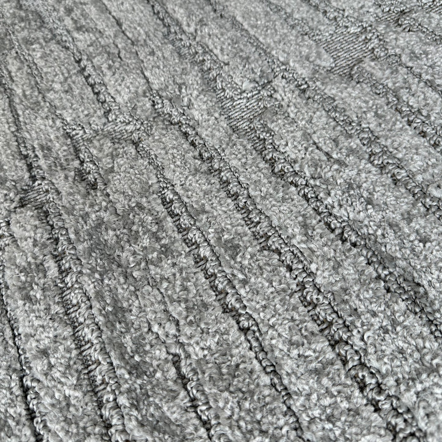 Hanna Indoor/Outdoor Texture Grey Rug