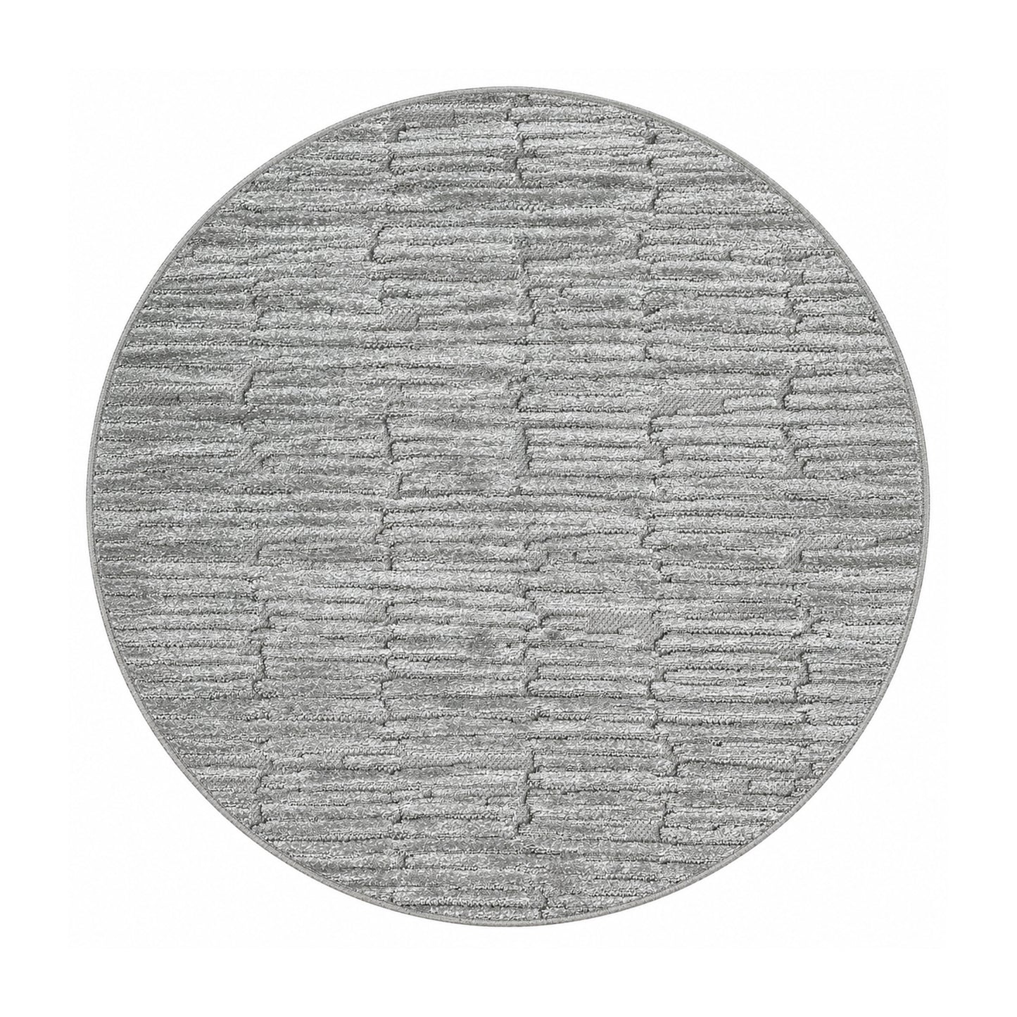 Hanna Indoor/Outdoor Texture Grey Rug