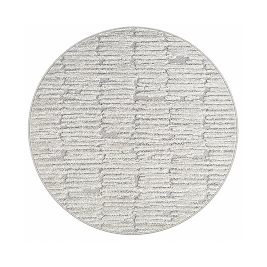 Hanna Indoor/Outdoor Texture Ivory Rug