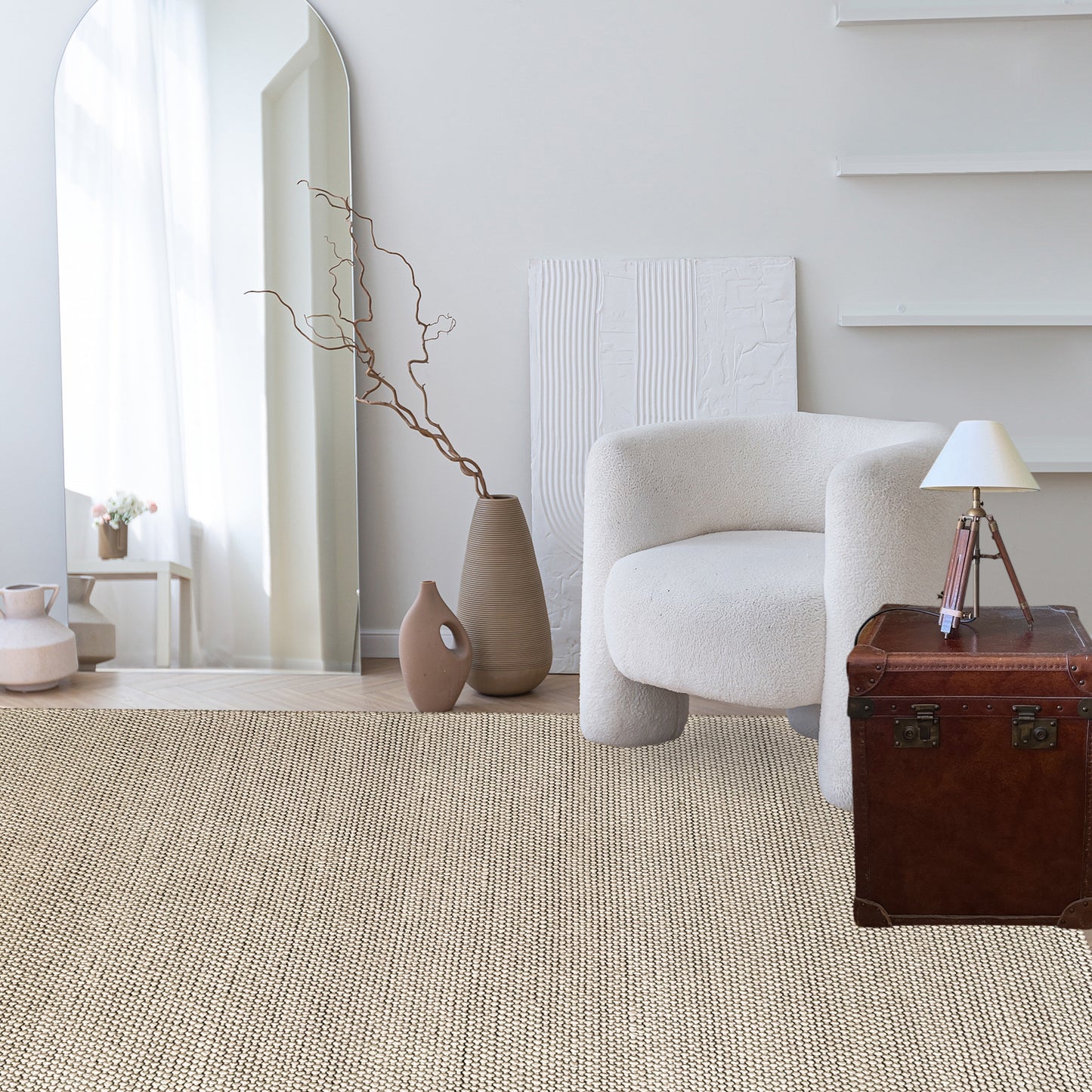 Ollis Loop Beige Rug