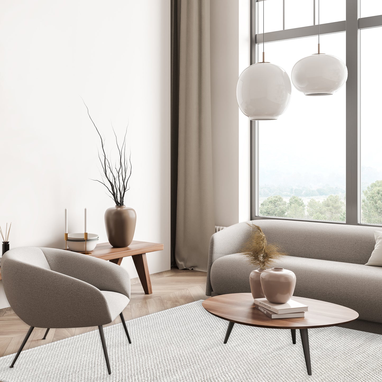 Ollis Loop Ivory Rug