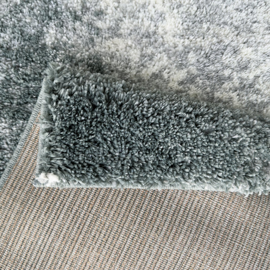 Laine Grunge Smoke Blue Rug