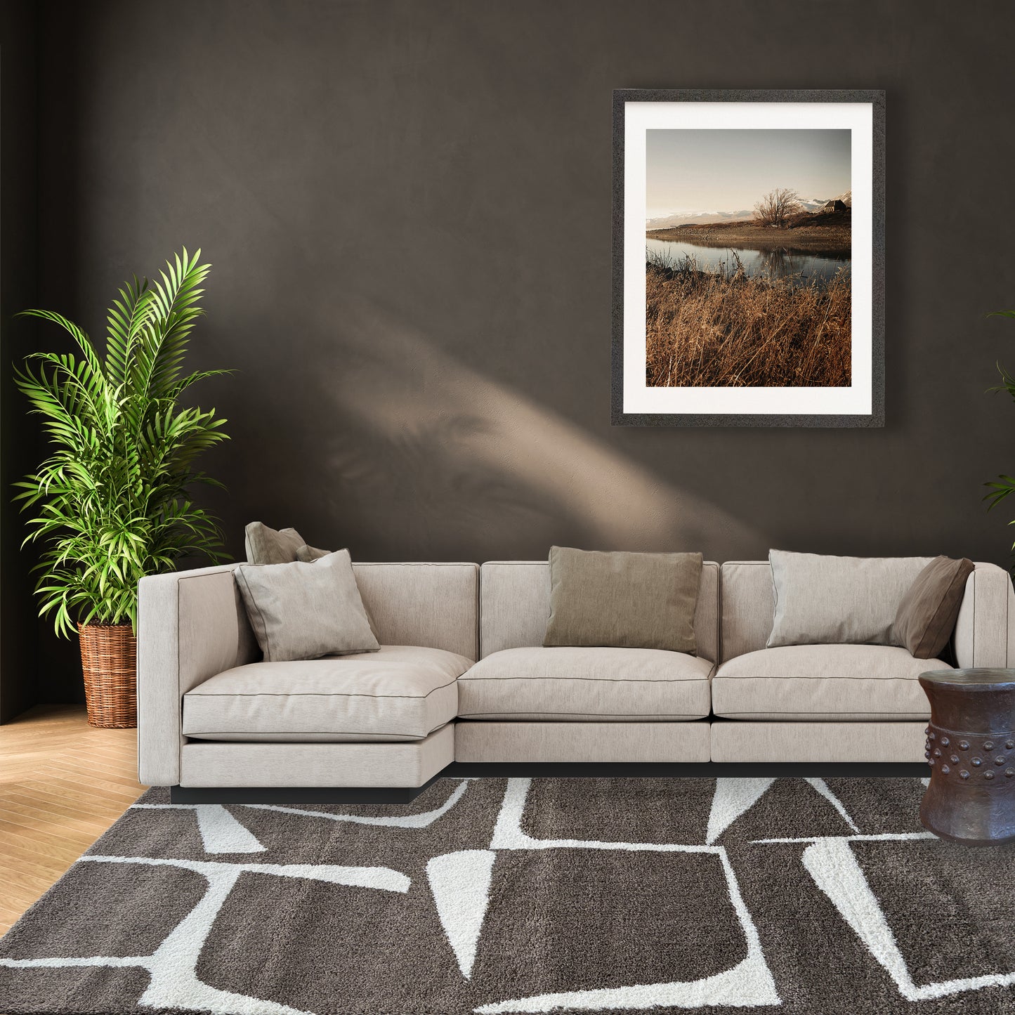 Laine Sketch Chocolate Rug