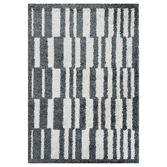 Beaumont Block Charcoal Rug