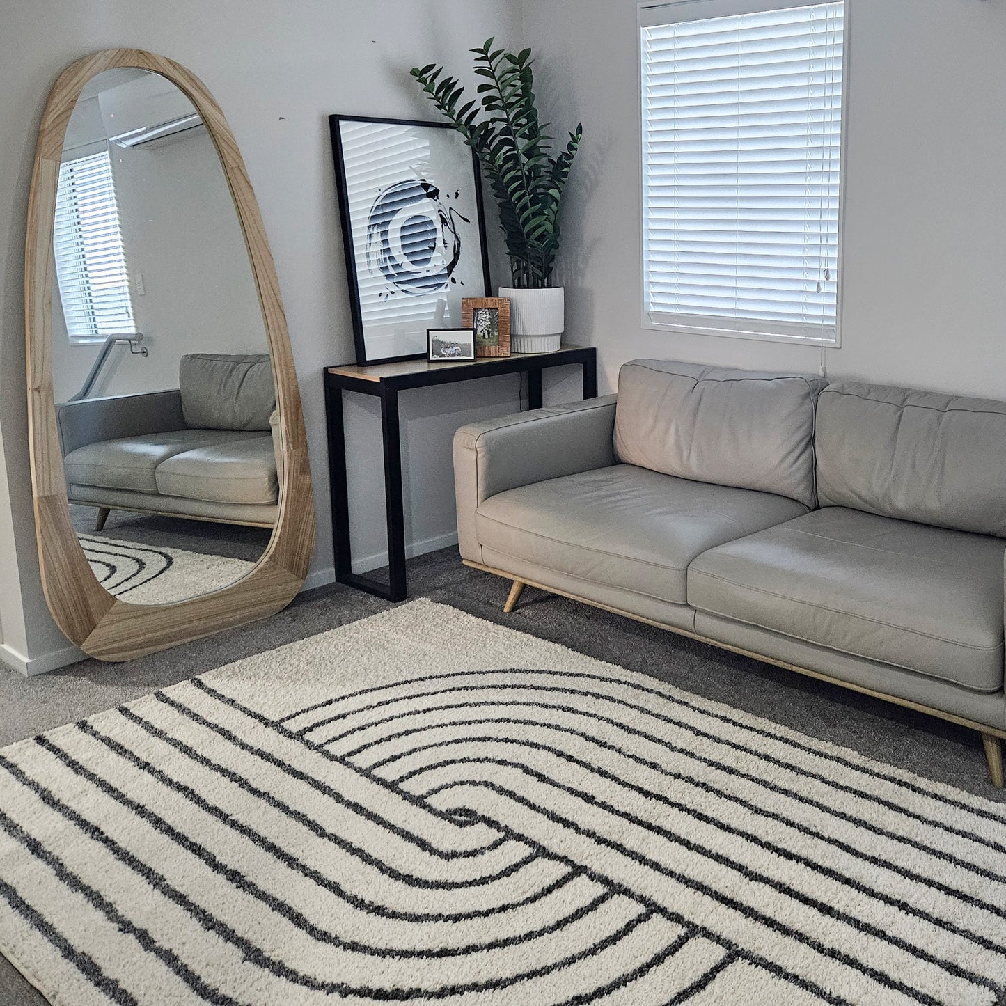 Beaumont Modern Cream/Charcoal Rug