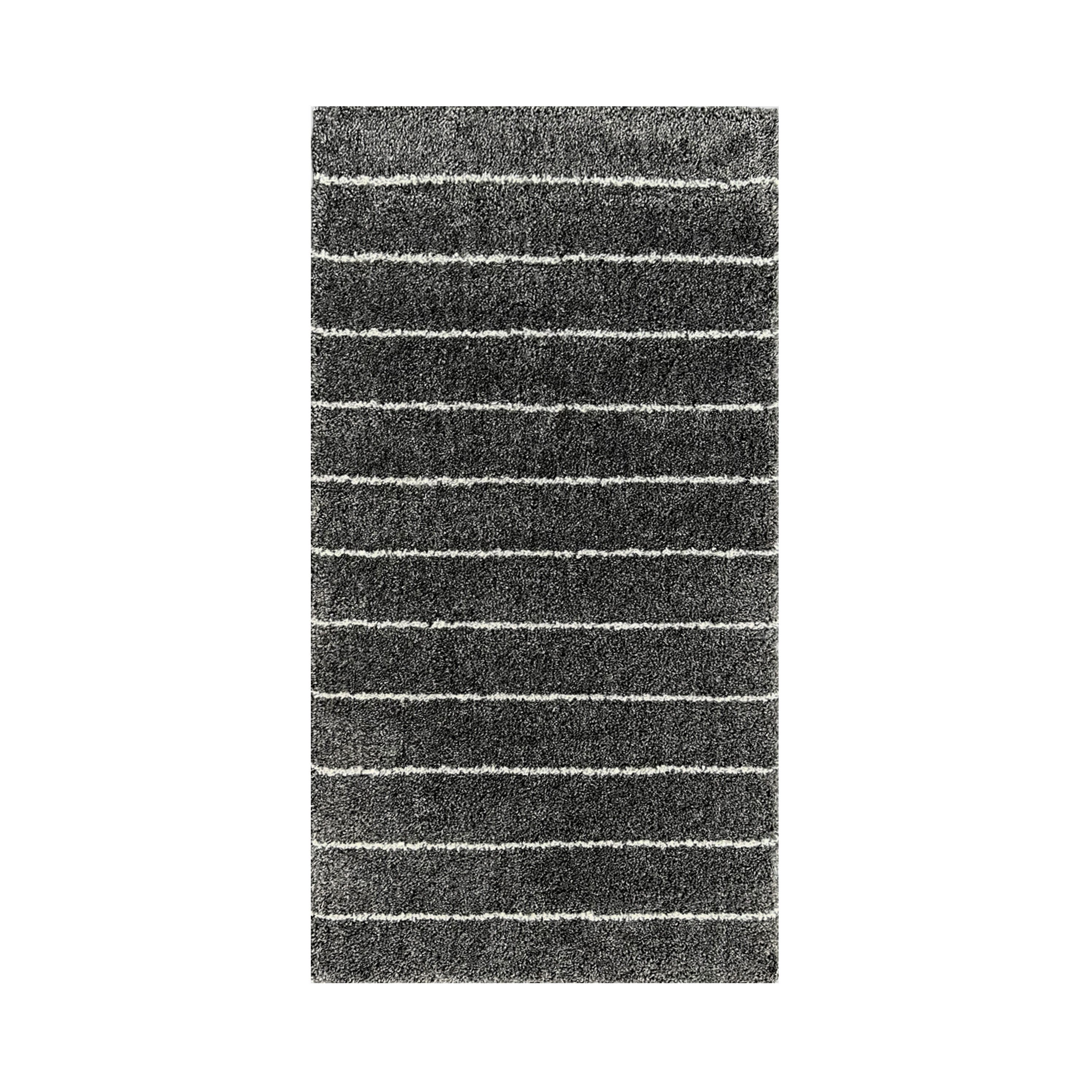 Avery Stripe Charcoal Mat – Signature Rugs