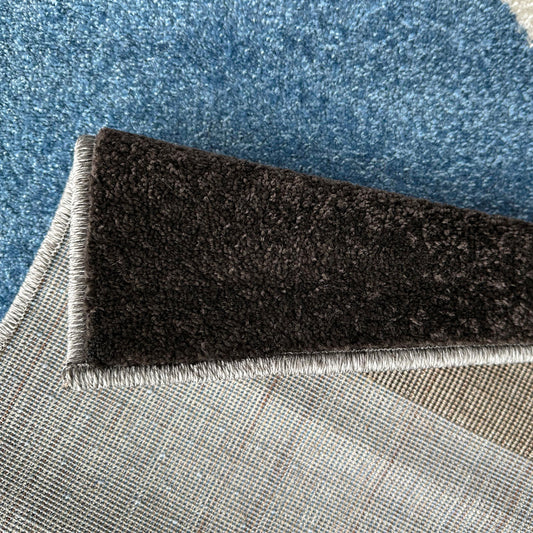 Ascot Circles Alaskan Blue Rug