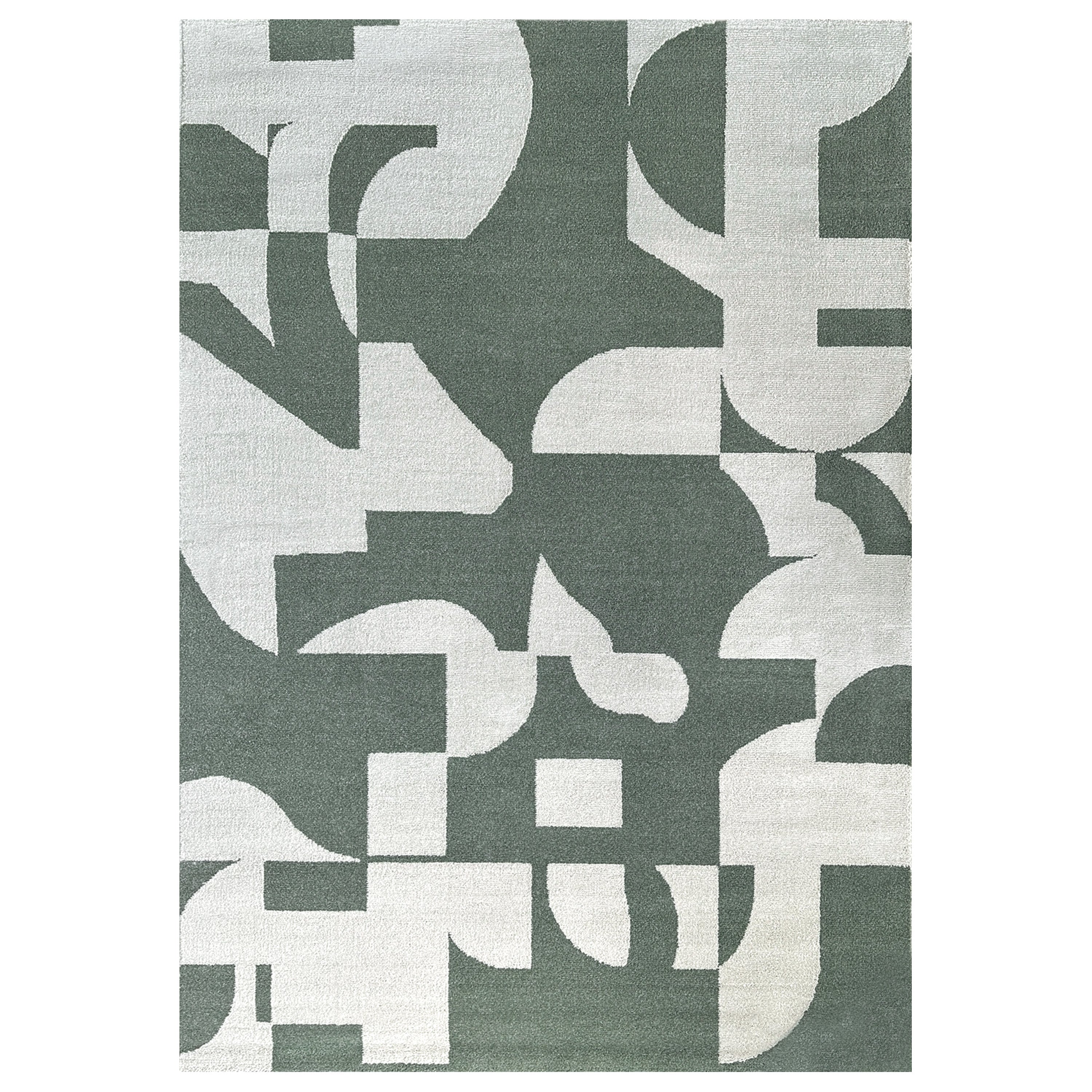 Brax Abstract Olive Rug – Signature Rugs