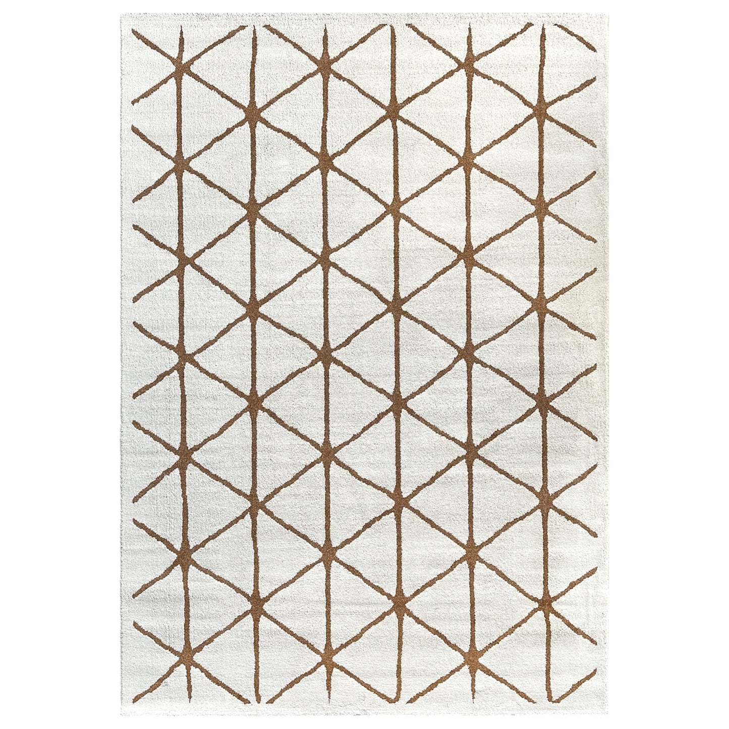 Brax Grid Copper Rug