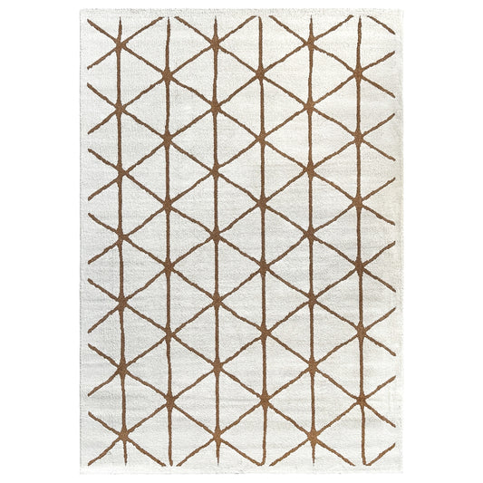 Brax Grid Copper Rug