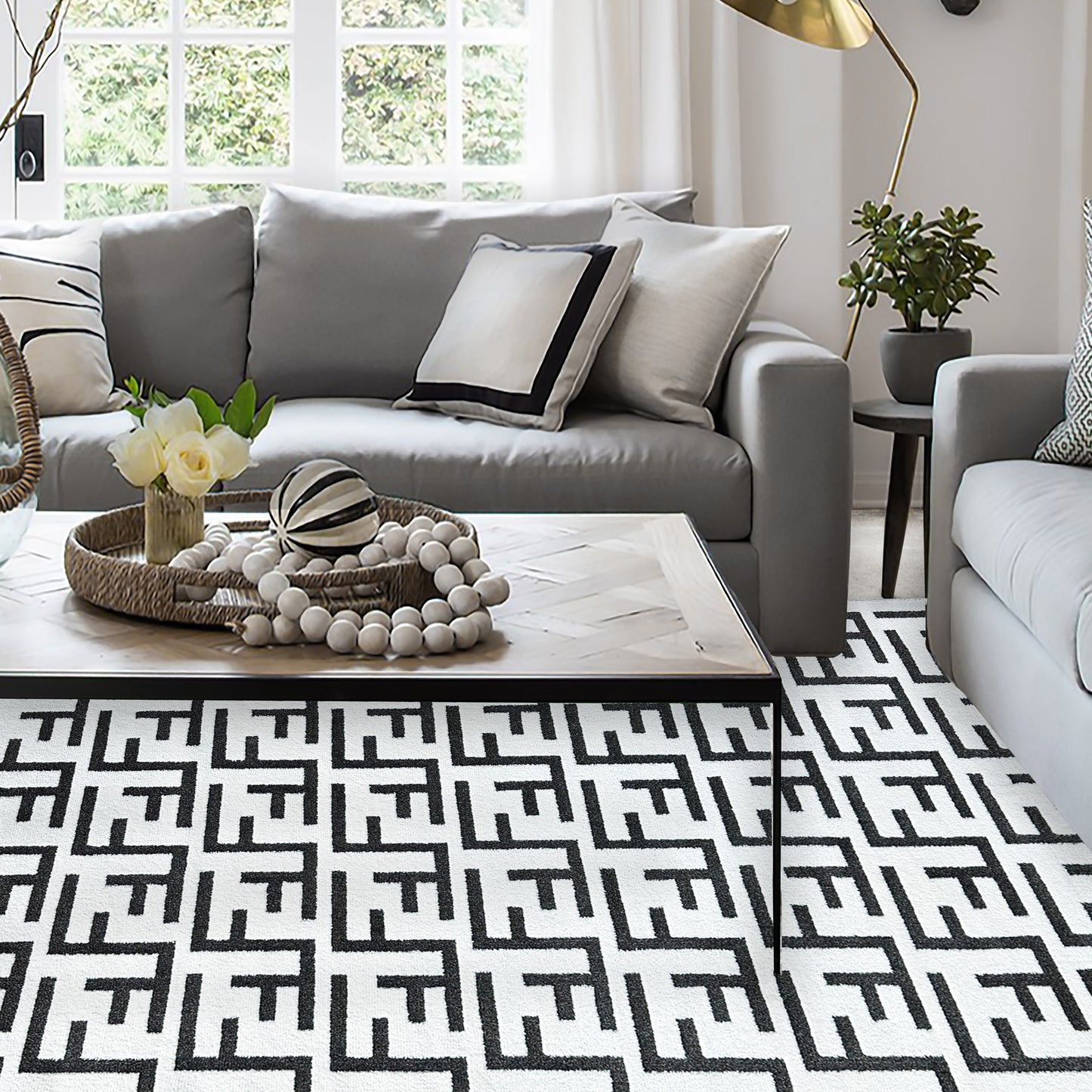 Hudson Luxe Monochrome Rug