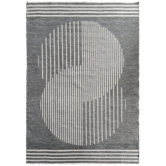 Harlow Reversible Orbit Grey Rug