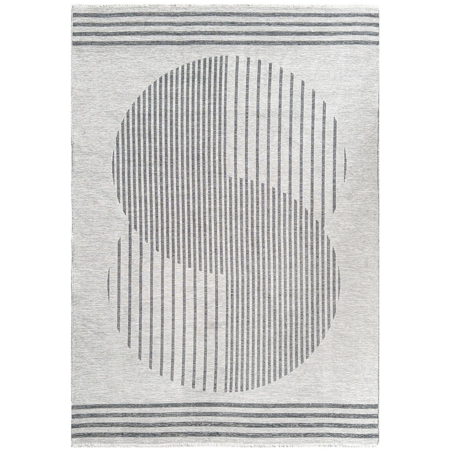 Harlow Reversible Orbit Grey Rug