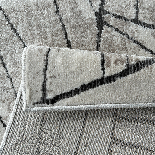 Sandstone Geometric Rug