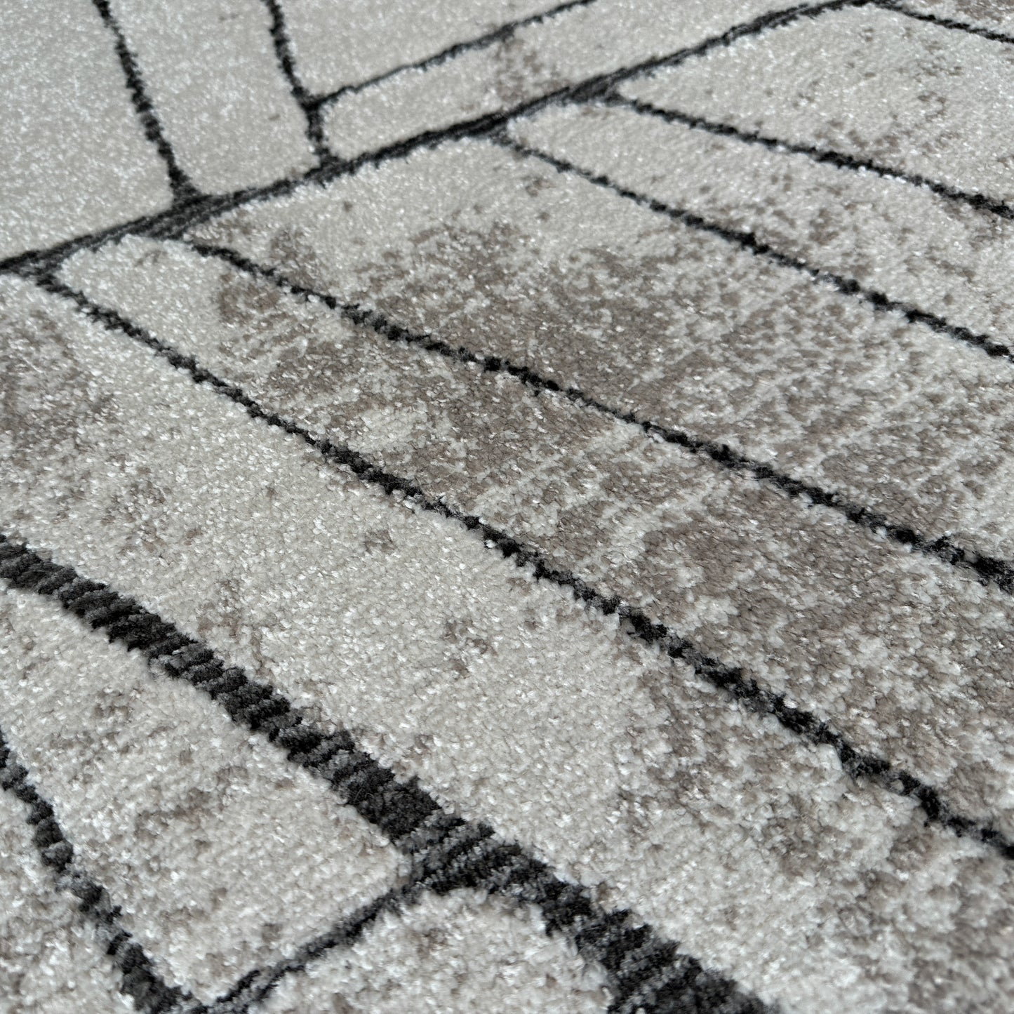 Sandstone Geometric Rug