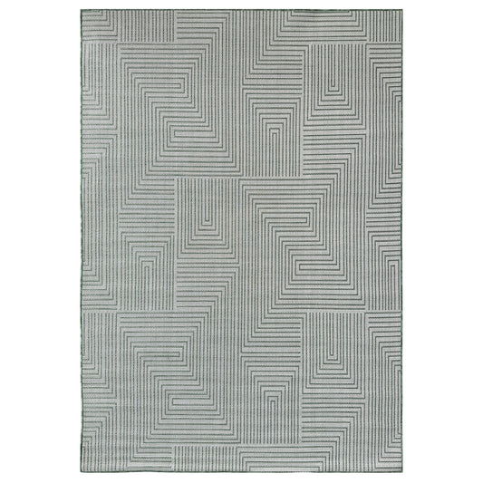 Porto Axis Green Rug