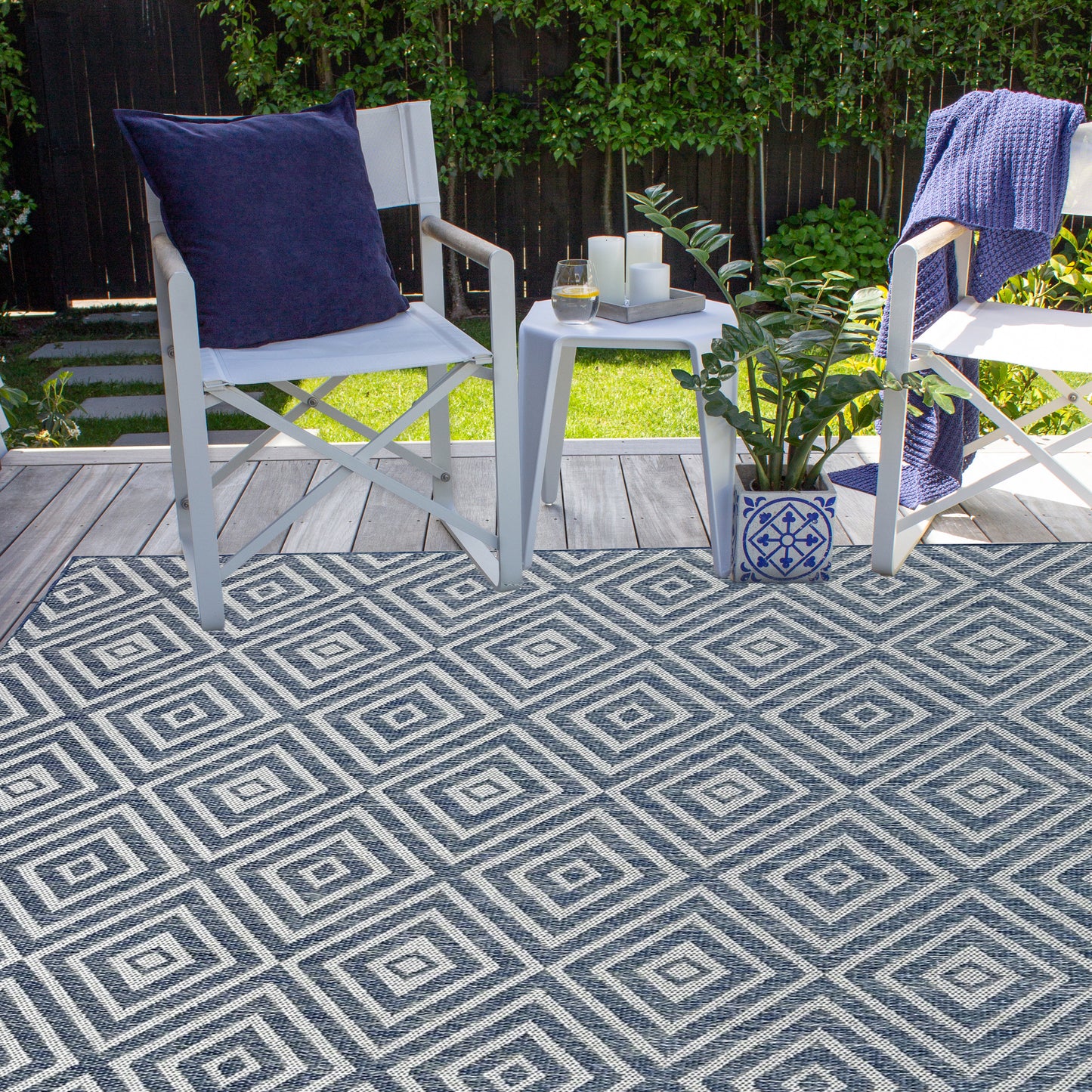 Porto Mirage Blue Rug